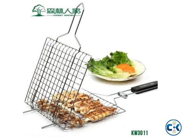 BBQ Meshes Clamp Food Clip Barbecue Grill Accessories large image 0