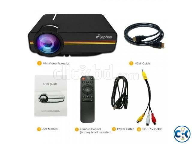 YG400 LED Projector 3D HD Projector large image 0