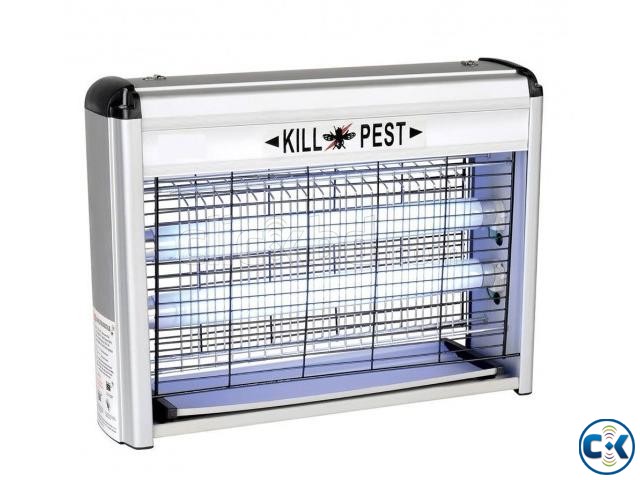 2 15W Mosquito Fly Trap Killer KILL PEST White large image 0