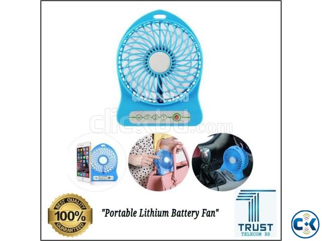 Portable Rechargeable Fan Lithium Battery  large image 0