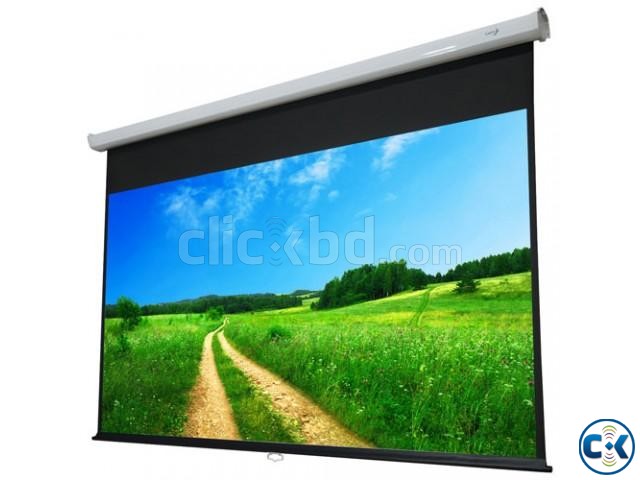 Projector Screen Tripod Manual Electric with any Size large image 0