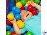 Kids Plastic Colorful Pit Ball-100pcs