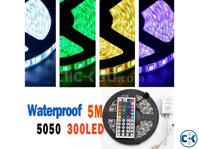 RGB SMD 300LED Strip Light 5050 with 44 Key Big Remote in bd large image 0