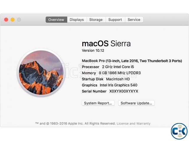 Macbook Pro Late 2016 Sierra large image 0