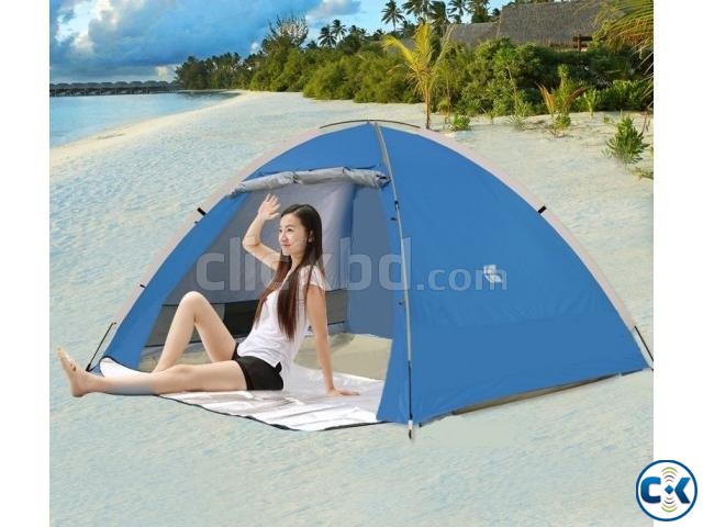 Beach Tent Folding Sun Shelter UV-Protective Rainproof large image 0