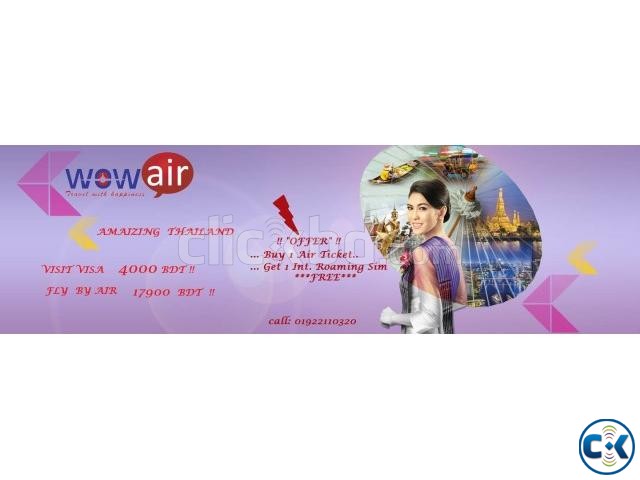 Air Ticket Thailand Visa service large image 0