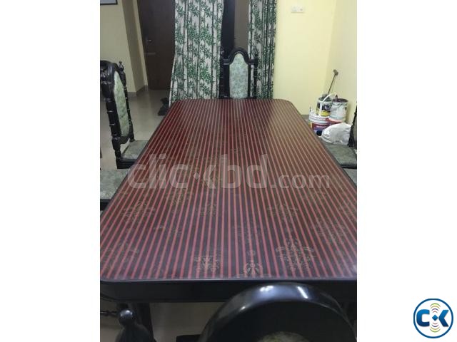Dining table with 8 chairs large image 0
