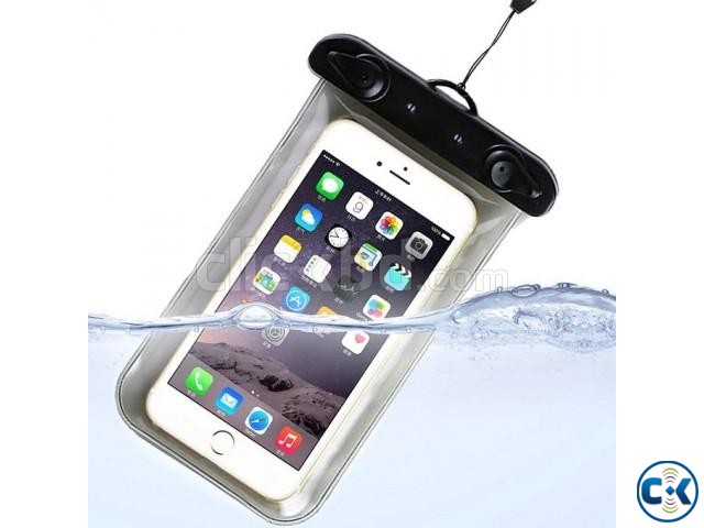 Waterproof Mobile Pouch Bag - Black large image 0