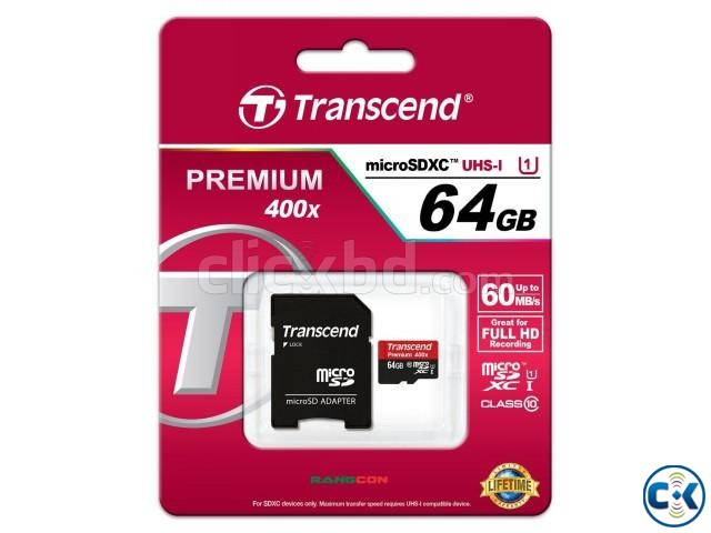 TRANSCEND 64 GB Memory card large image 0