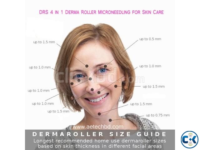 Derma roller micro needling 4 in 1 for skin care large image 0