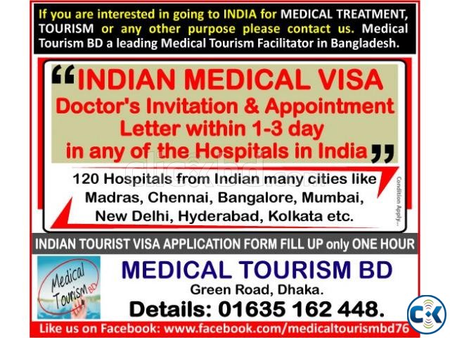 Indian Medical and Tourist Visa large image 0
