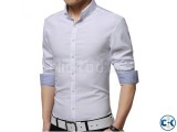 Mens Formal White Full Sleeve Shirt