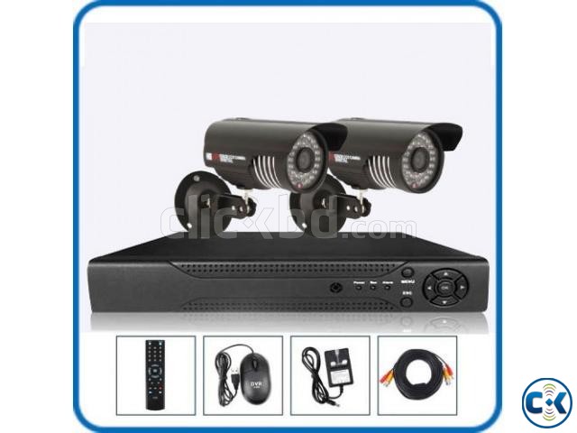 2pcs CCTV HD Camera package Full Night vision  large image 0