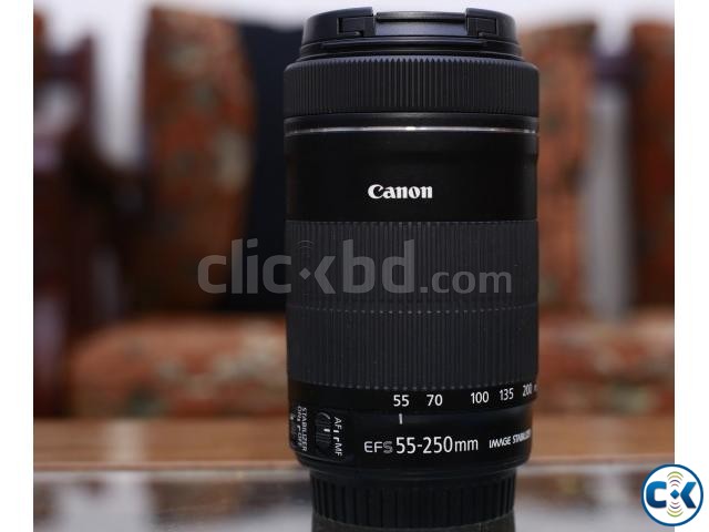 Refurbished Canon 55-250mm STM from USA large image 0