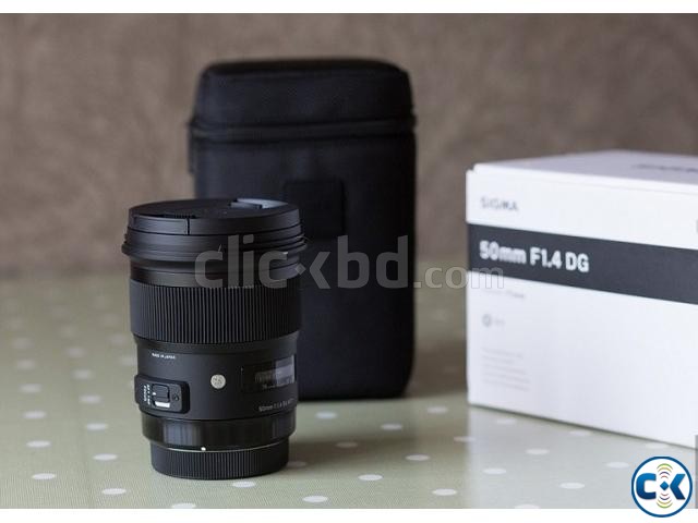 Sigma 50mm F 1.4 Art Lens for Canon large image 0