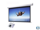Motorized Electric 96 x 96 Projection Screen