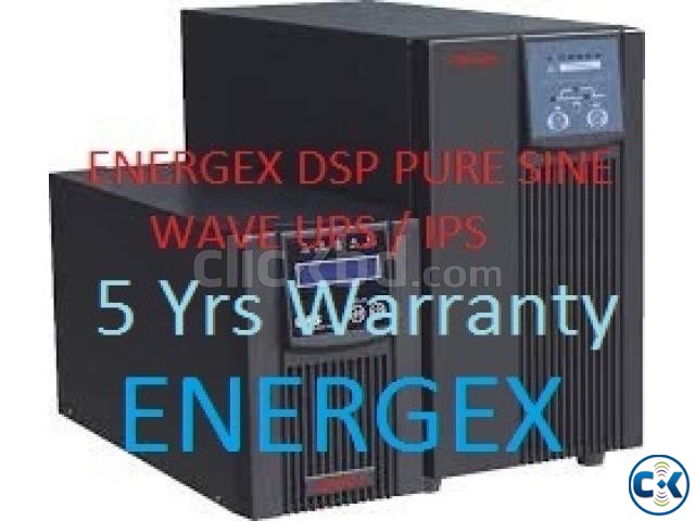 ENERGEX DSP PURE SINEWAVE UPS IPS 850VA WITH BAT. 5Yrs War. large image 0