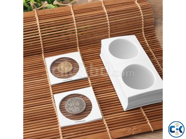 World Class 20PCS Stamp Coin Holders Storage 100 Safe Clip large image 0