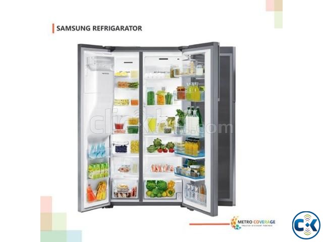 Samsung RSH7SUSL Side By Side 537 Liter Refrigerator large image 0
