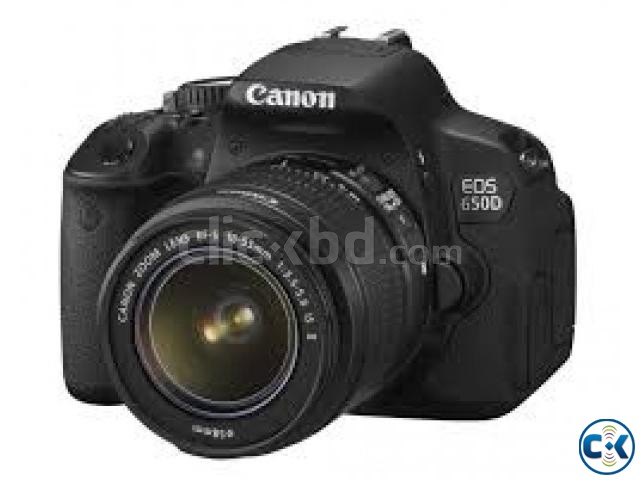 Canon EOS 650D Digital SLR Camera with 18-55 Lens large image 0