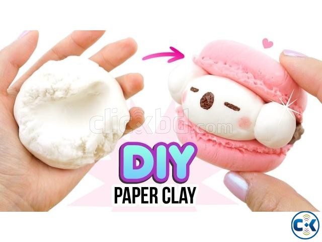 PaperClay 4Color Educational Soft clay Kids Toys Creative large image 0