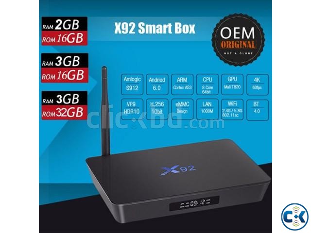 X92 Amlogic S912 OctaCore Android 7.1 TV Box large image 0