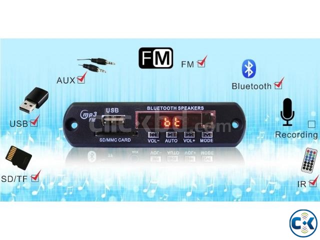Bluetooth 5V-12V MP3 Audio Module TF USB large image 0