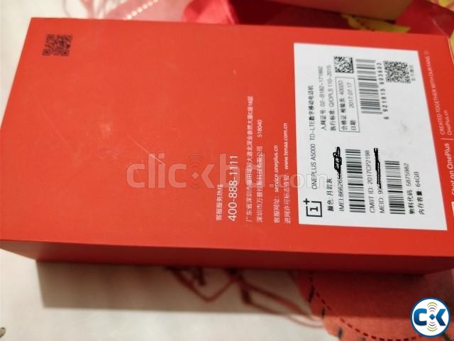 Brand new OnePlus5 6 64GB Midnight Black A5000 Internat  large image 0