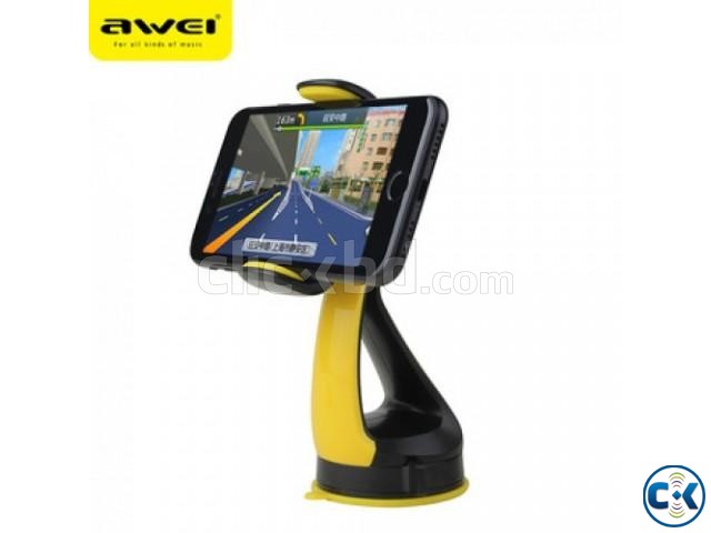 Awei X8 Universal Windshield Mount Stand Car Desk Holder large image 0