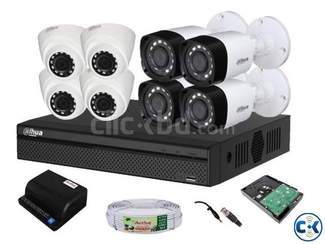 CCTV Package Dahua 4CH DVR 4 Pcs Camera 1TB HDD large image 0