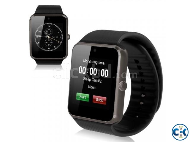 GT08 Single SIM Smartwatch - Black large image 0