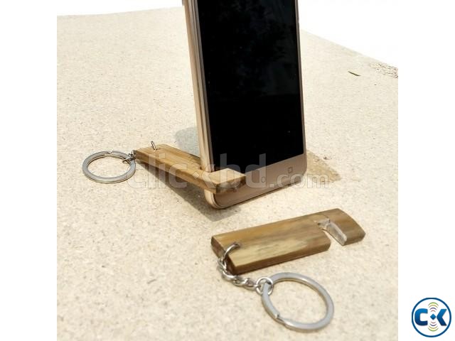 Bamboo Key Ring Mobile Stand large image 0