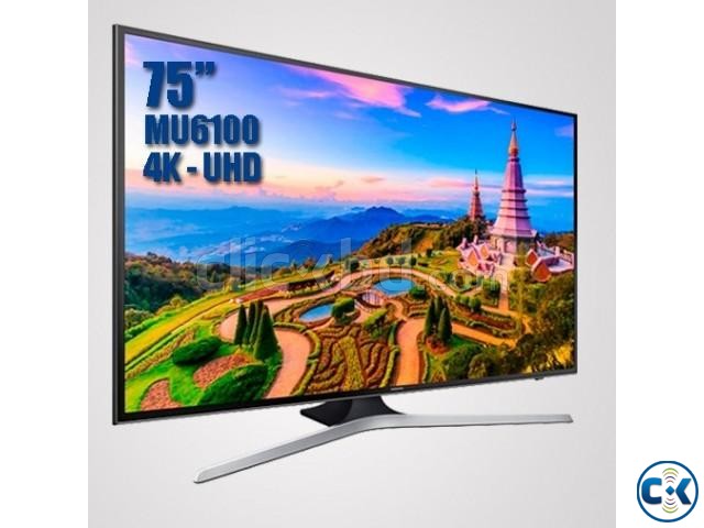 Samsung 75 inch MU6100 UHD LED TV large image 0