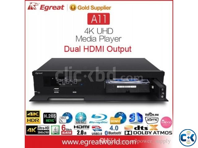 Egreat A11 Blu-ray HDD Media Player 4K large image 0