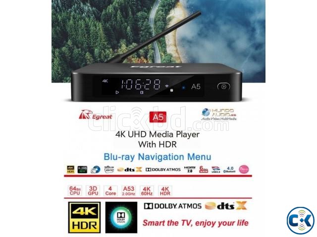 Egreat A5 Android HDR 4K Blu-ray HDD WiFi Media Player large image 0