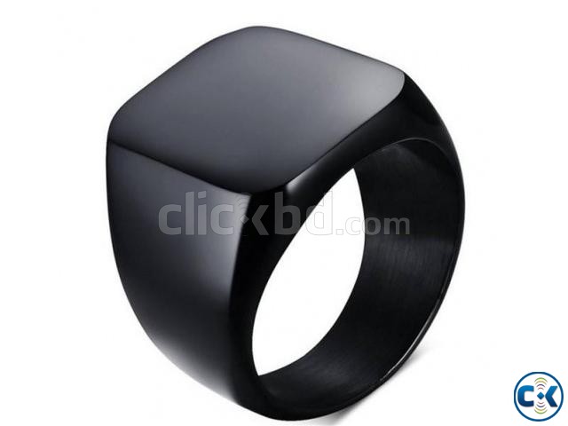 Finger Ring for Men - Black large image 0