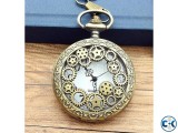 Mechanical Bronze Vintage Pocket Watch Men Women Gift