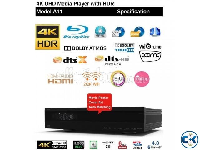 Egreat A11 Android HDR 4K Blu-ray HDD Dual HDMI Media Player large image 0
