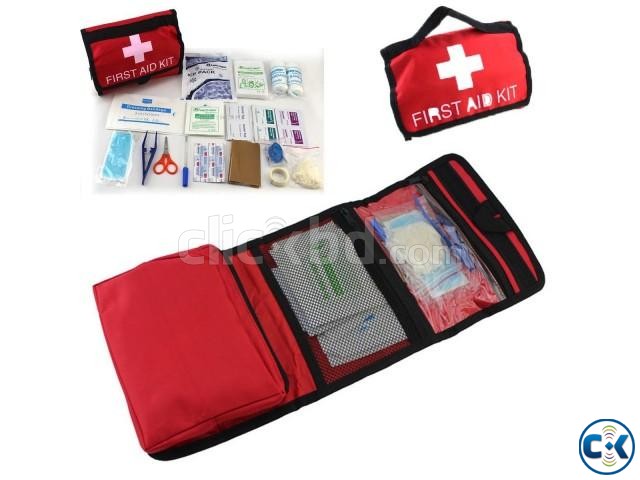 Emergency First Aid Kit Bag for Car Home Traveling Camping large image 0