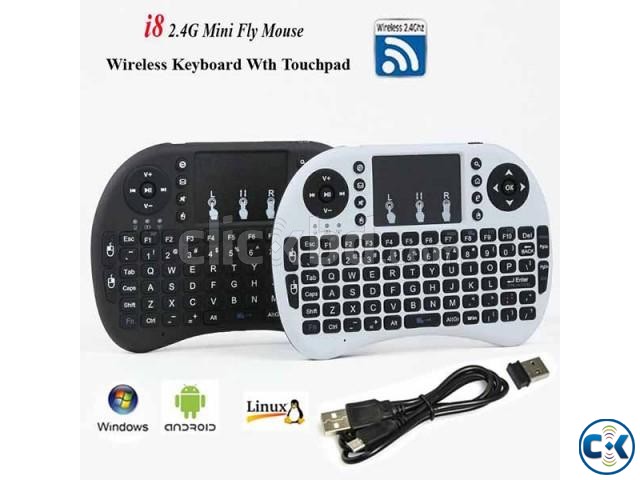 2.4G Mini Wireless Multimedia Combo Keyboard with Mouse large image 0