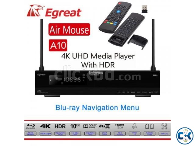Egreat A10 Quad Core 2GB RAM 16GB ROM WiFi Media Player large image 0