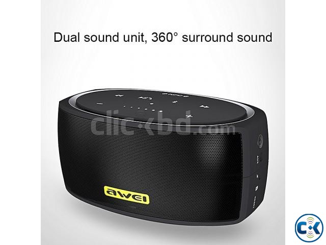 AWEI Y-210 360 degree Sorround sound Portable Bluetooth Ster large image 0