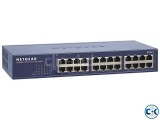 NETGEAR 24-Port Fast Ethernet Unmanaged Switch Rackmount F