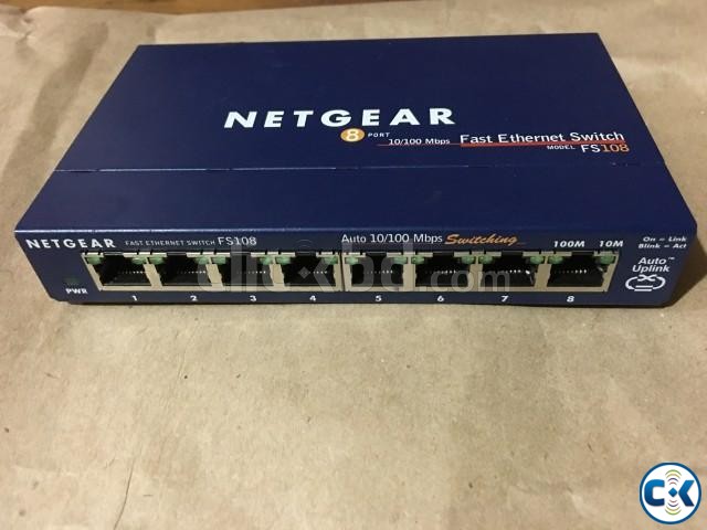 NETGEAR ProSAFE 8-Port Fast Ethernet Switch FS108  large image 0
