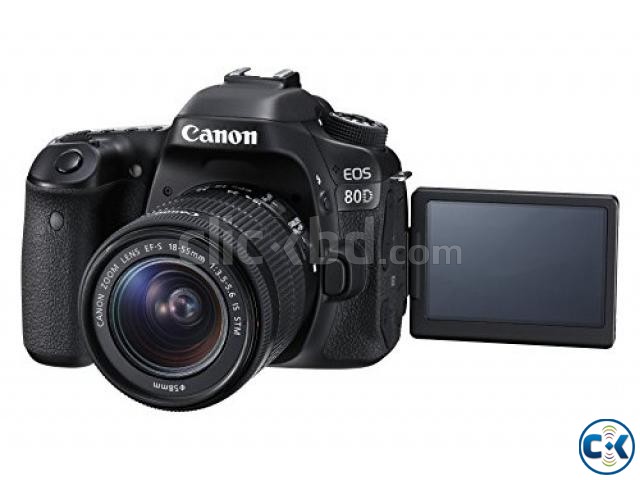 Canon EOS 80D DSLR with With 18-55mm Lens large image 0