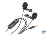 BOYA BY-M1DM Dual Lavalier Universal Microphone