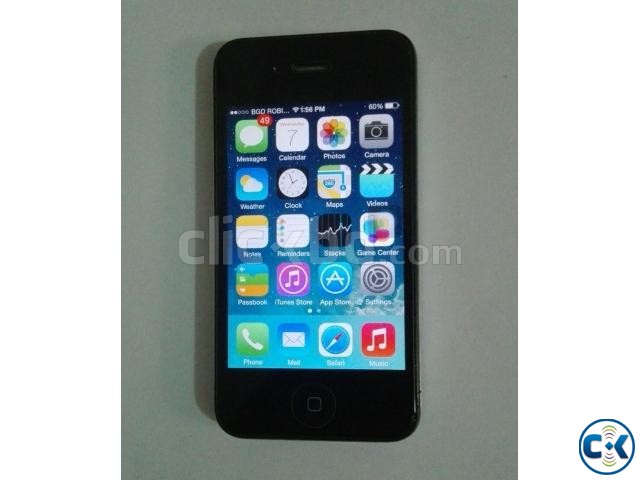 Original iPhone-4 16 GB Black from DUBAI large image 0
