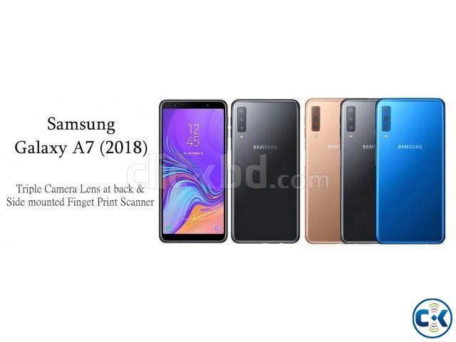 Brand New Samsung Galaxy A7 2018 64GB Sealed Pack 3 Yr Wrnty large image 0