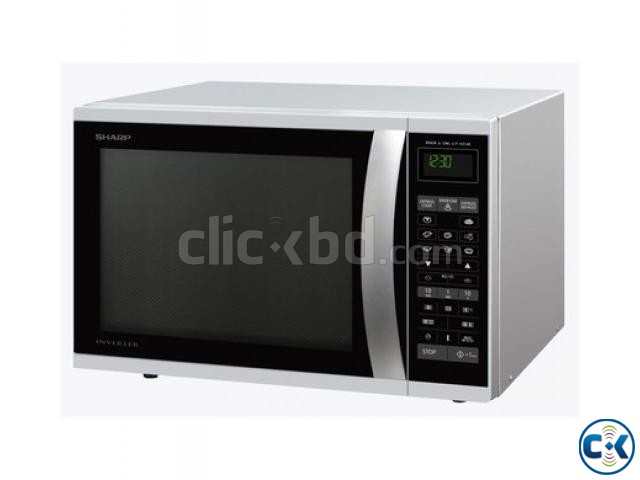 Sharp R-72A1-SM-V 25L Stainless Body Grill Microwave Oven large image 0