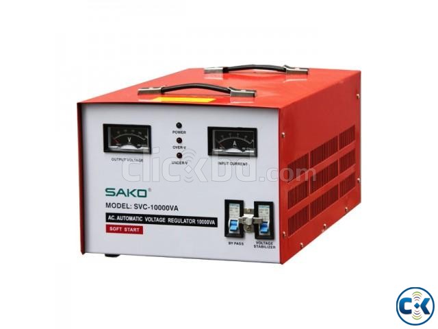 Power On Stabilizer SAKO Single Phase -3000 VA SERVO large image 0